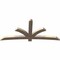 Ekena Millwork Davenport Smooth Timber Gable Bracket, Douglas Fir, 96"W x 44"H x 3 1/2"D x 5 1/2"F, 11/12 Pitch GBW096X44X0406DAV00SDF - alternate 2